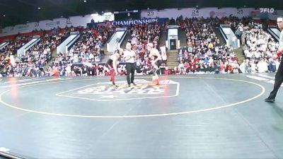 120 lbs Finals (8 Team) - Mason Saylor, Lowell vs JJ Hackworth, Eaton Rapids
