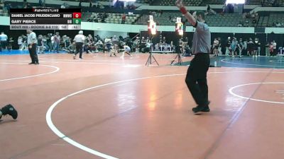 Rookie 6-8 110 3rd Place Match - Gary Pierce, Bull Island Grappling vs Daniel Jacob Prudenciano, Midlothian Miners Wrestling Cl