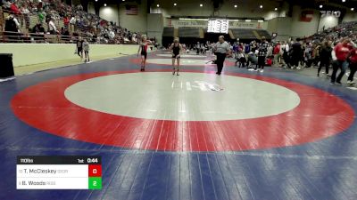 110 lbs Consi Of 8 #2 - Tyler McCleskey, Georgia vs Braylin Woods, Ridgeland Wrestling Club