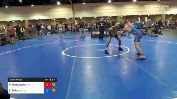 145 lbs Semifinal - Vincenzo Napolitana, Sheldon Wrestling Academy Training 1 vs Zechariah Osburn, Ground Up USA 1