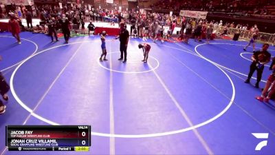 71 lbs Cons. Semi - Jacob Fay, Top Fueler Wrestling Club vs Jonah Cruz Villamil, Socal Grappling Wrestling Club