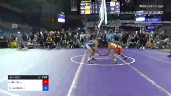 126 lbs Consi Of 64 #1 - Jonathan Gurule, New Mexico vs Dylan Lauriano, Louisiana