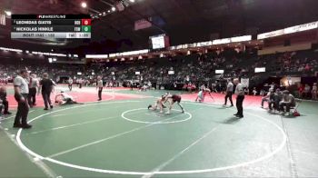 132 lbs Semifinal - Leonidas Giatis, HDH1 vs Nickolas Hinkle, FSWA