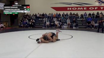 141 lbs Quarterfinal - Andrew Gonzales, Colorado Northwestern CC vs Parker Ballantyne, North Idaho College