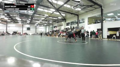 184 lbs Quarterfinal - Cameron Crisp, Manchester vs Brady Walsh, Ohio Wesleyan