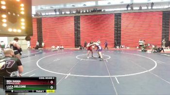 197 lbs Cons. Round 3 - Luca DelCore, Albany vs Ben Nania, Oneonta State