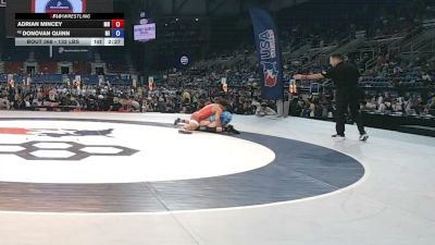 132 lbs Champ. Rd Of 128 - Adrian Mincey, Minnesota vs Donovan Quinn, Michigan