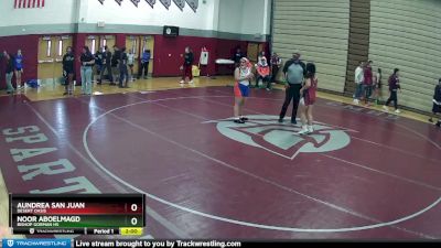 170 lbs Round 4 - Aundrea San Juan, Desert Oasis vs Noor Aboelmagd, Bishop Gorman HS