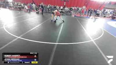 170 lbs Cons. Round 2 - Robert Hagerty, Northern Exposure Wrestling Club vs Ayden Needham, Team Nazar Training Center