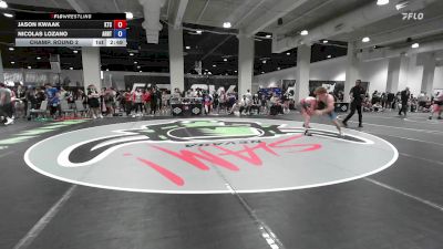 74 lbs Champ. Round 2 - Jason Kwaak, KD Training Center vs Nicolas Lozano, Arkansas RTC