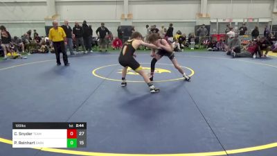 120 lbs Round 3 - Casen Snyder, Team Gotcha vs Pierce Reinhart, Darkhorse