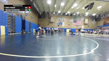 155lbs Champ. Round 3 - Milana Pilkington, Tonasket (Girls) vs Emily Shiles, Tonasket (Girls)