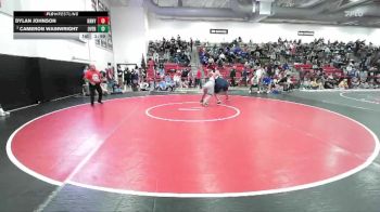 285 lbs Quarterfinal - Cameron Wainwright, Overland vs Dylan Johnson, Kearney