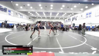 150 lbs Cons. Round 2 - Matok Smith, Xavier Prep HS vs Reed Highsmith, Murrieta Mesa