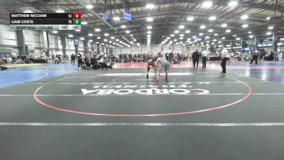 170 lbs Consi Of 8 #1 - Matthew McCann, NJ vs Liam Costa, PA