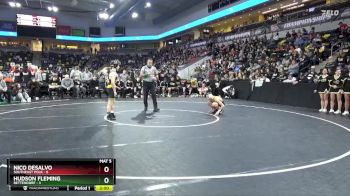 106 lbs Finals (1st & 3rd) - Nico DeSalvo, Southeast Polk vs Hudson Fleming, Bettendorf