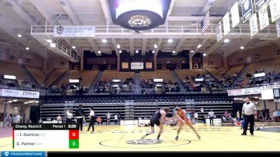 141 lbs Champ. Round 2 - Ismael Ramirez, Pratt Community College vs Deegan Palmer, Northeastern Junior College