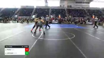 182 lbs Consolation - Jacob Potts, Team Thunder vs Jayden Johnson, Monster Wrestling