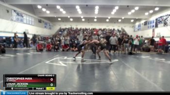 138 lbs Champ. Round 2 - Logan Jackson, Academy Of Wrestling vs Christopher Maya, El Dorado