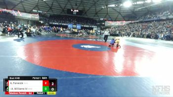 4A 132 lbs Cons. Round 1 - Auwechehon E Williams IV, Kentridge vs Alexander Fenwick, Puyallup