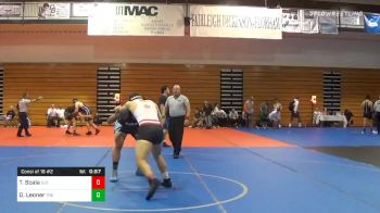 220 lbs Consolation - Travis Scala, St. John's College High School vs Diego Leoner, Toms River East