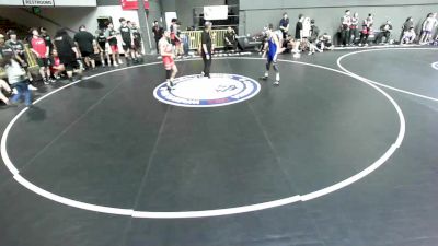 113 lbs Cristian Bustos, CVWA - Central Valley Wrestling Association vs Judah Teague, NAWA - North Area Wrestling Association