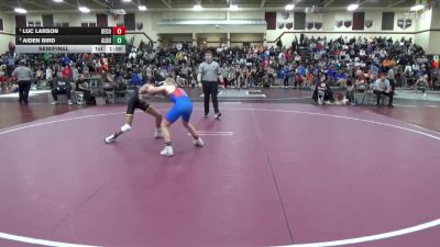 JV-3 lbs Semifinal - Luc Larson, Decorah vs Aiden Bird, Alburnett