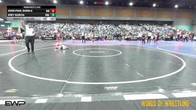 55 lbs Consolation - John-Paul Barela, Barstow vs Joey Garcia, Shaler Area