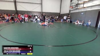 132 lbs Quarterfinal - Sawyer Keinonen, Newberg High School Wrestling vs Micah (mj) Bolinger, Reality Sports Wrestling Club