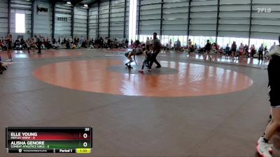 74 lbs Quarterfinals (8 Team) - Elle Young, Motley Krew vs Alisha Genore, Combat Athletics Girls