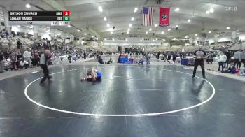 106 lbs 1st - Logan Raske, Cleveland High School vs Bryson Church, Dobyns Bennett High School
