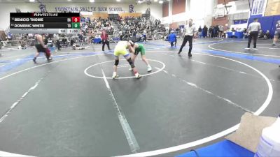 106 lbs Champ. Round 2 - Benicio Thome, Bishop Amat vs Domenic White, Thousand Oaks