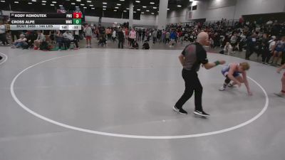 144 lbs Cons. Sub-rd Of 32 - Cross Alpe, Wave Wrestling Club vs Kody Kohoutek, Pinnacle Wrestling Club