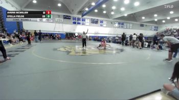 115 lbs Cons. Round 3 - Averie McMillen, Big Bear vs Stella Fields, Serrano