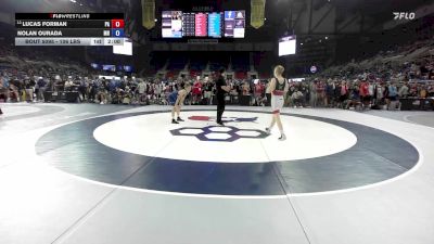 106 lbs Champ. Rd Of 128 - Lucas Forman, PA vs Nolan Ourada, MN
