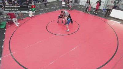 110 lbs Round 5 - Sargis Makaryan, World Team Training Center vs Archer Wilson, LAWC