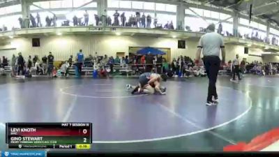 132 lbs Cons. Round 3 - Levi Knoth, BWC vs Gino Stewart, Perry Meridian Wrestling Club