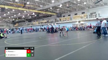 82 lbs Round 4 (6 Team) - Onica Gradeless, Beast Mode Pink vs Sammi Massey, Swag Girls