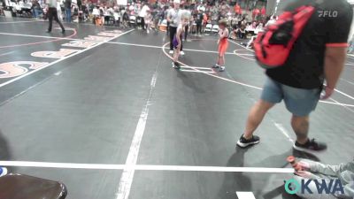 64 lbs Quarterfinal - Shooter Major, Sperry Wrestling Club vs Reid Claggett, Bristow Youth Wrestling