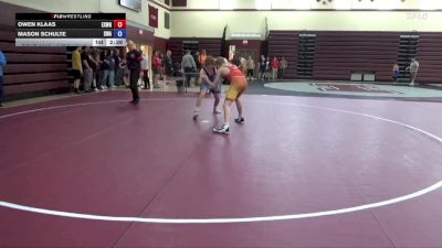 147.2-161.6 Champ. Round 1 - Owen Klaas, Excel Wrestling vs Mason Schulte, Sarbacker Wrestling Academy