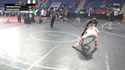 126 lbs Consolation - Brayden Boccia, Milford vs Steven Maitre, Woburn