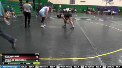 235 lbs Semifinal - Rose Williams, Centennial vs Kaydence Echeverria, Hillsboro