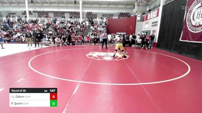 215 lbs Round Of 32 - Luke Odom, St. John's School vs Patrick Quinn, St. Anthony's