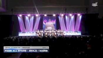 FAME All Stars - Midlo - Icons [2026 L2 Senior - Medium Day 1] 2026 Coastal at the Capitol Super Nationals