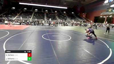 146 lbs Quarterfinal - Gunner Gerbers, Tnwc vs Joel Williams, Glenrock WC