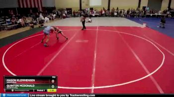 152 lbs Champ. Round 2 - Mason Klemmensen, Owatonna vs Quinton McDonald, Oconto Fall