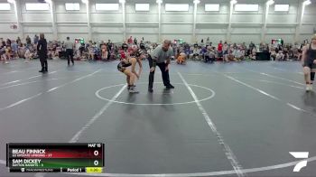 96 lbs Quarterfinals (8 Team) - Beau Finnick, U2 Upstate Uprising vs Sam Dickey, Dayton Bandits