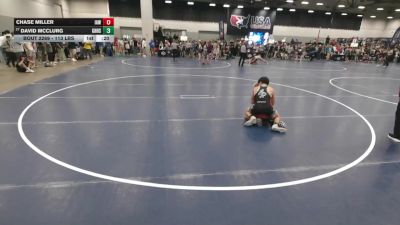 113 lbs Cons. Sub-semis - Chase Miller, Immortal Athletics WC vs David McClurg, Granite Hills High School Wrestling