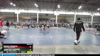 132 lbs Quarterfinal - Drake Morrison, Malad Middle School vs Christian Martinez, Meridian Middle School
