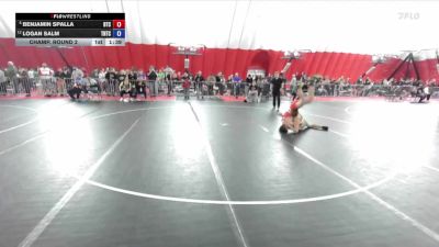 138 lbs Champ. Round 2 - Benjamin Spalla, B.A.M. Training Center vs Logan Salm, Team Nazar Training Center